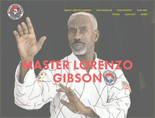 Tablet Screenshot of masterlorenzogibsonsmartialarts.com